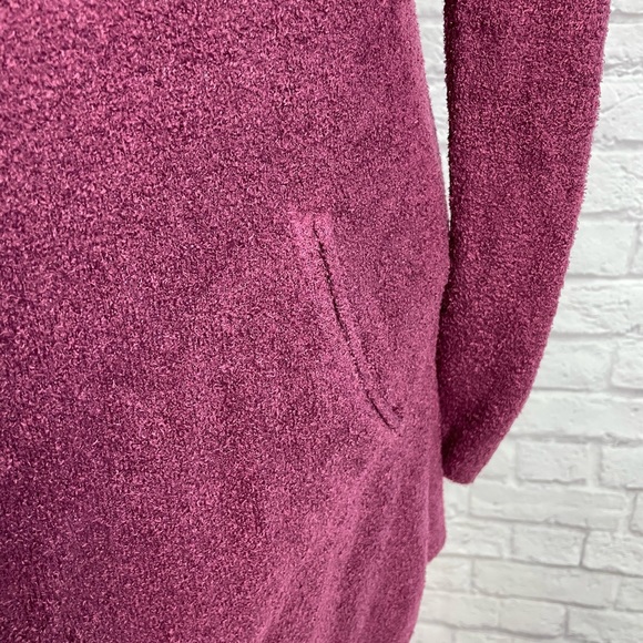 Barefoot Dreams Cozychic Lite Island Wrap Burgundy Cardigan Size XXS/XS - Picture 6 of 6
